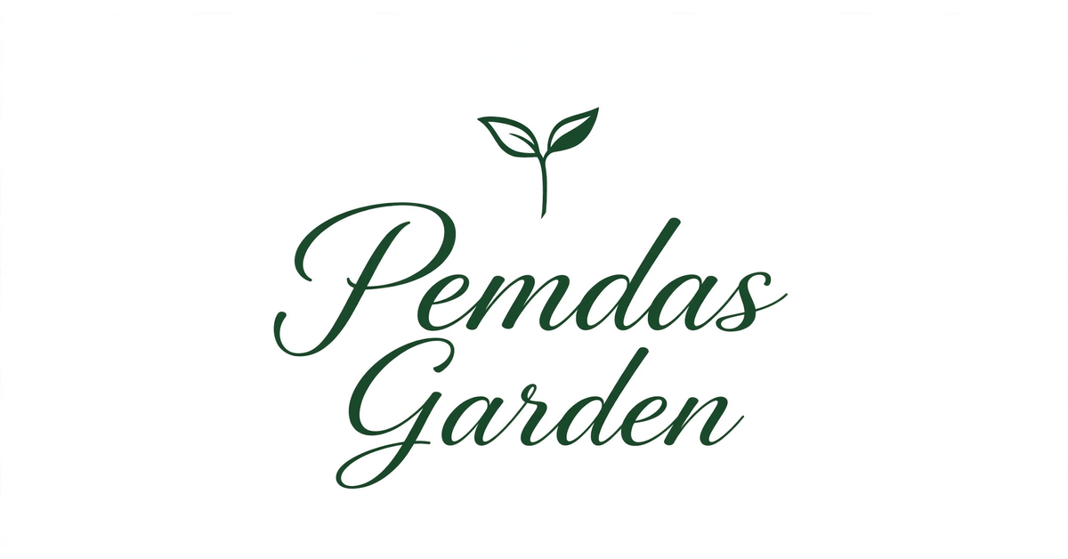 PemdasGarden logo — flower, vegetable, herb and fruit seeds